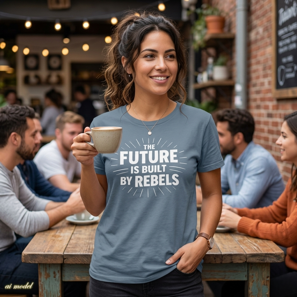 The Future is Built by Rebels Tee | Human Rights T-Shirt | Activist Gift