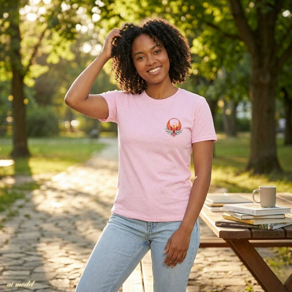 Hope Reforged Tee | Rising Phoenix Resistance T-Shirt | Empowerment Gift