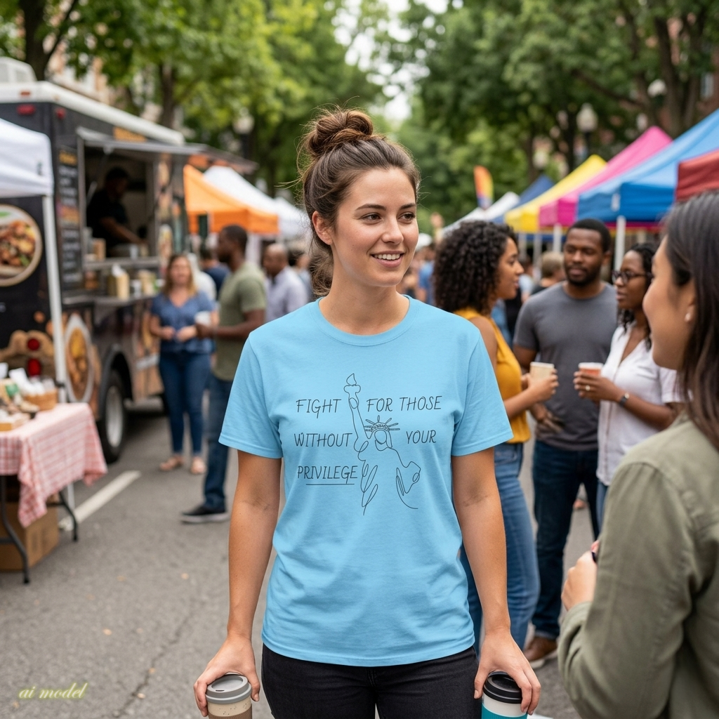 Fight for Liberty Graphic Tee | Activist T-Shirt | Human Rights Shirt | Equality Gift