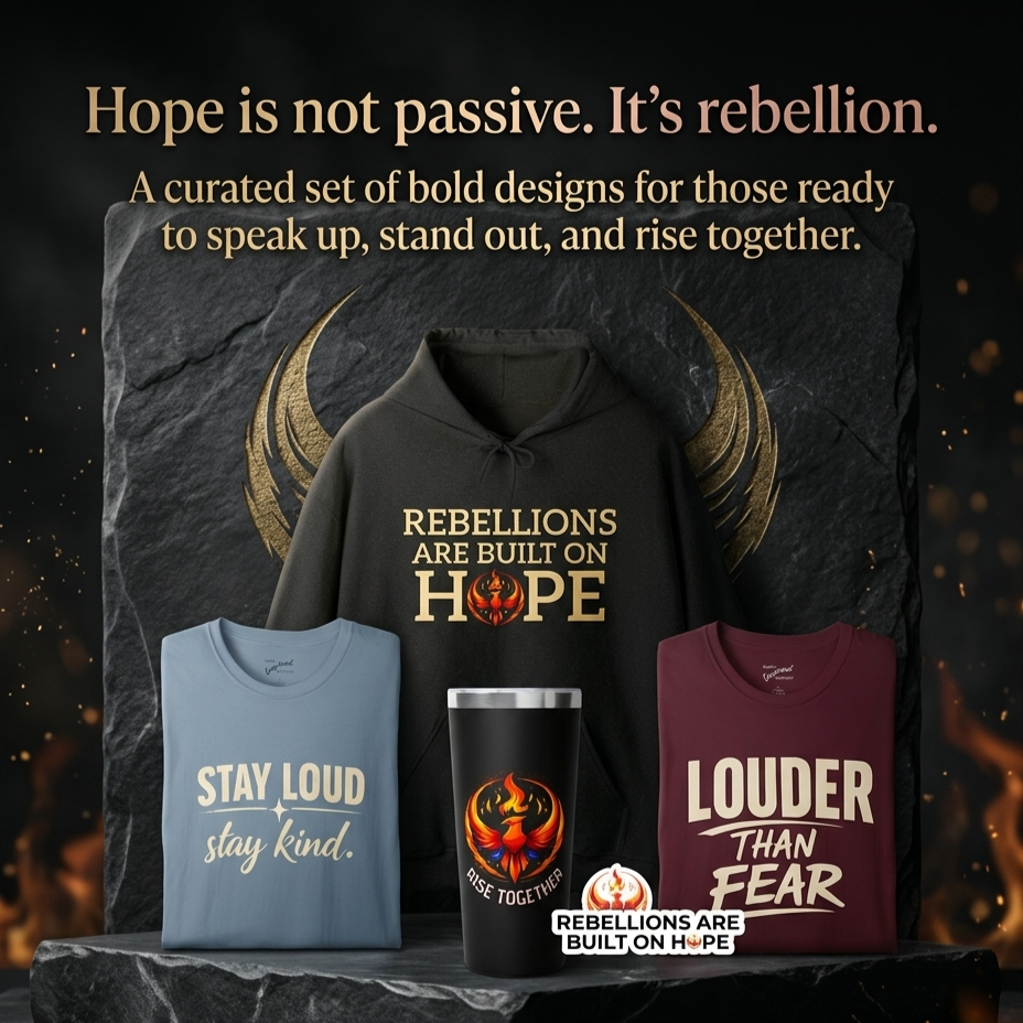 Built on Hope Hoodie | Inspirational Protest Graphic Sweatshirt