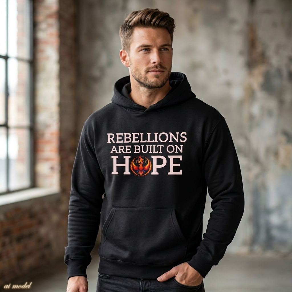 Built on Hope Hoodie | Inspirational Protest Graphic Sweatshirt