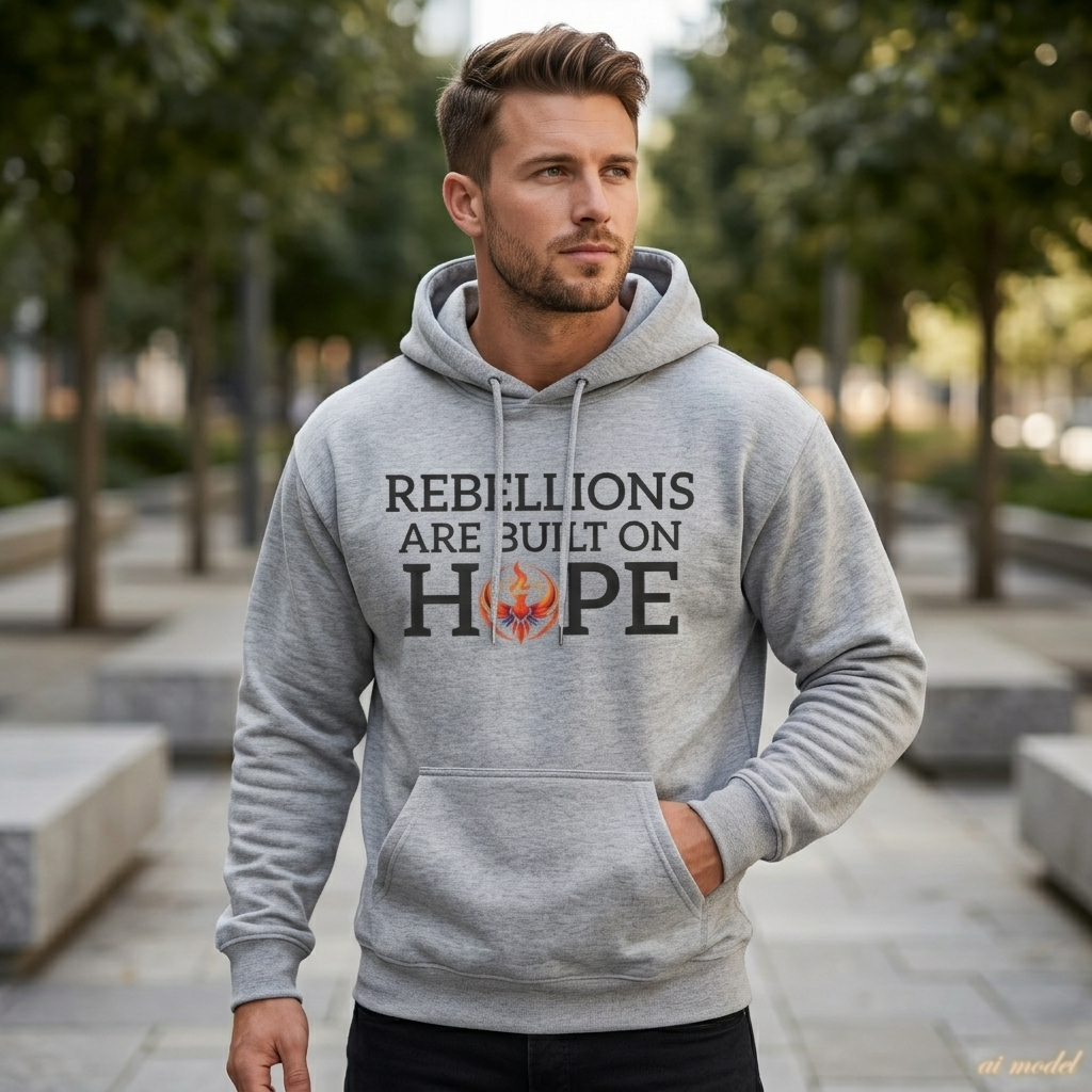 Built on Hope Hoodie | Inspirational Protest Graphic Sweatshirt