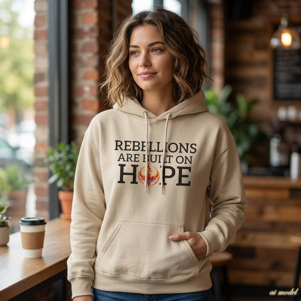 Built on Hope Hoodie | Inspirational Protest Graphic Sweatshirt