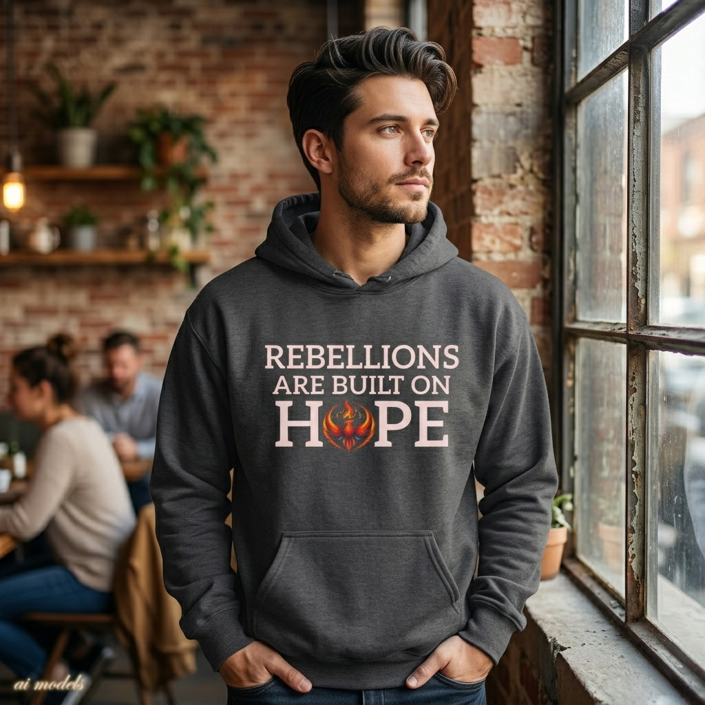 Built on Hope Hoodie | Inspirational Protest Graphic Sweatshirt