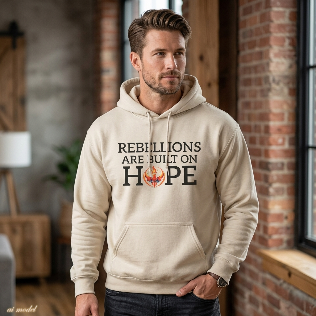 Built on Hope Hoodie | Inspirational Protest Graphic Sweatshirt