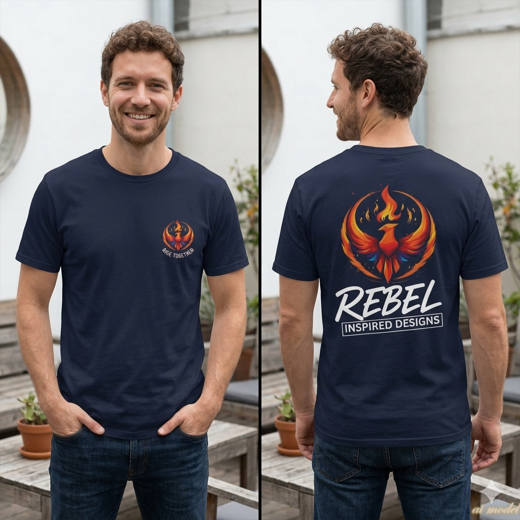 Rise Together T-Shirt | Empowerment Shirt | Rebel Inspired Designs Logo | Activist Gift