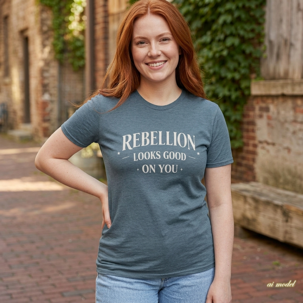 Rebellion Looks Good On You T-Shirt | Activist Gift