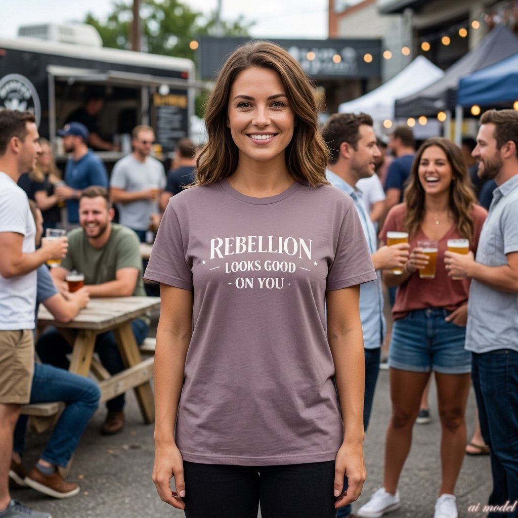Rebellion Looks Good On You T-Shirt | Activist Gift