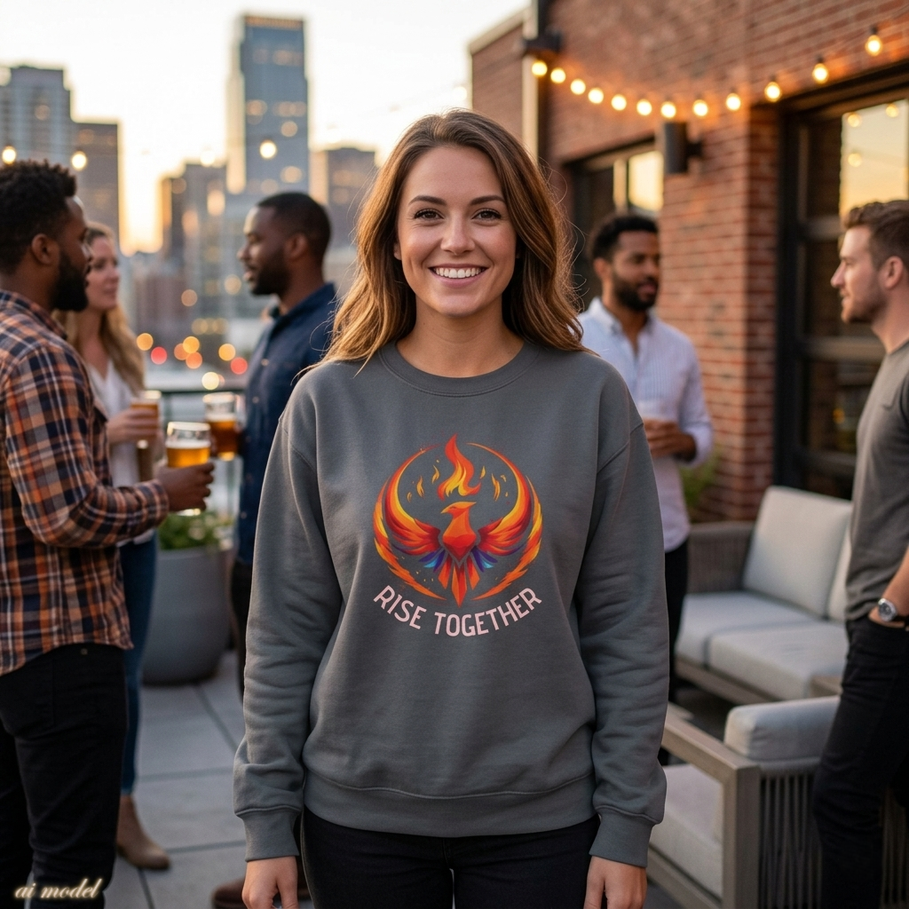 Rise Together Unisex Sweatshirt | Social Justice Crewneck | Activist Gift