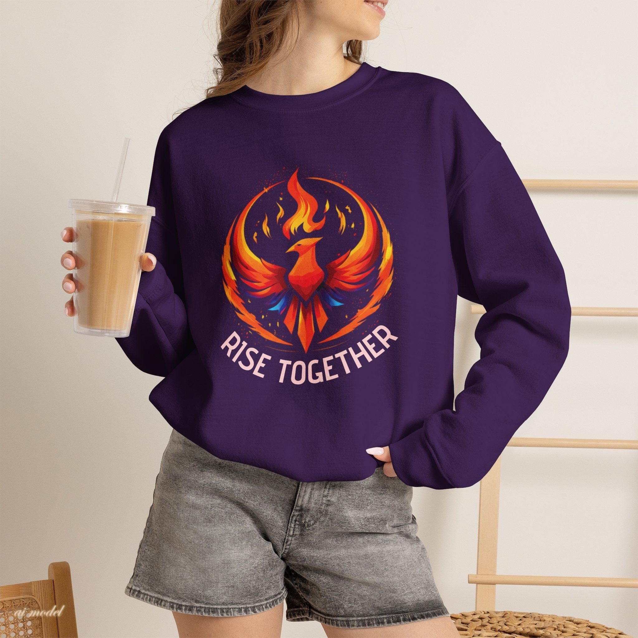 Rise Together Unisex Sweatshirt | Social Justice Crewneck | Activist Gift