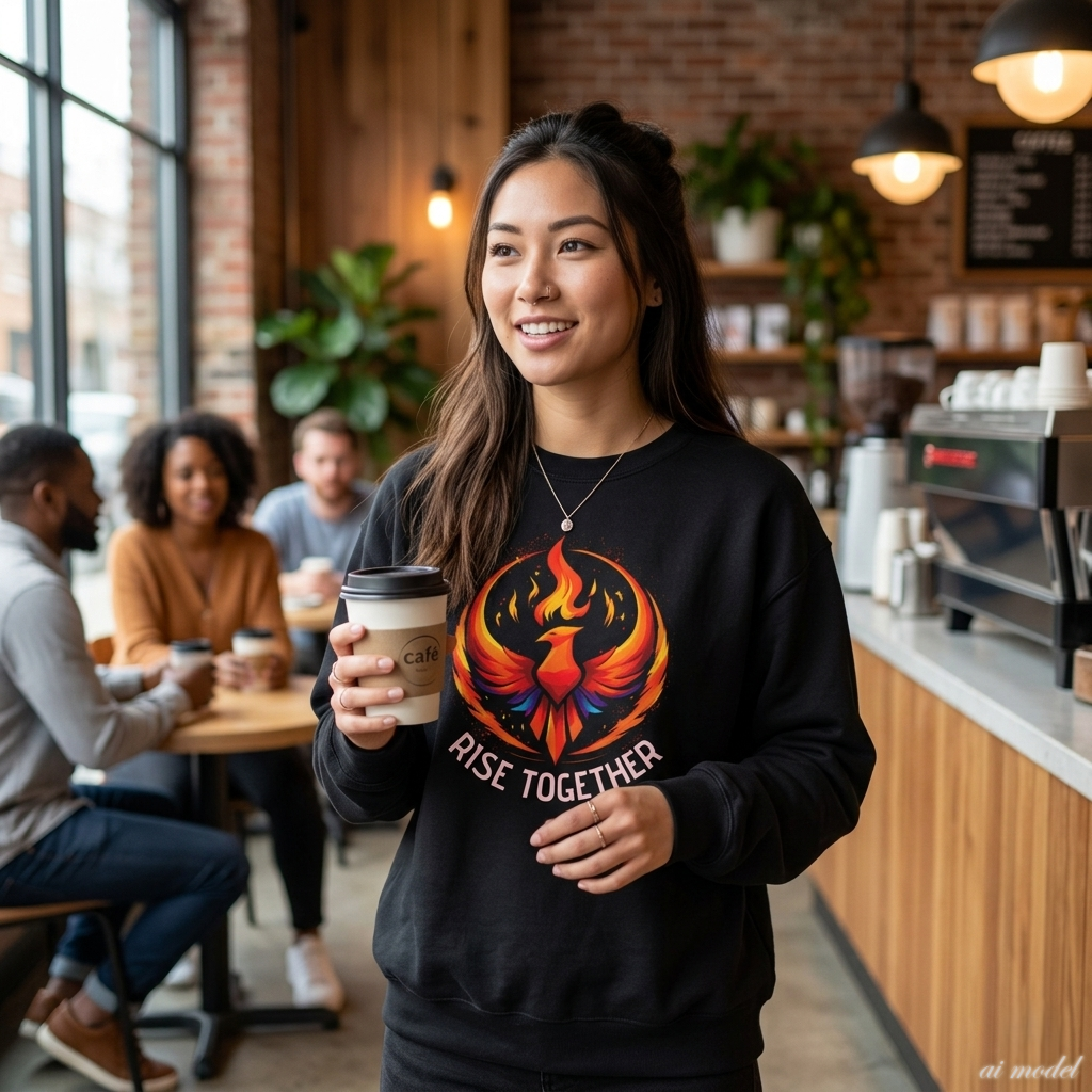 Rise Together Unisex Sweatshirt | Social Justice Crewneck | Activist Gift