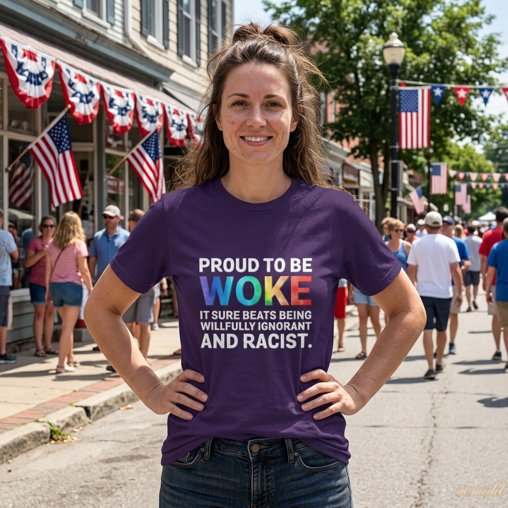 Proud to be Woke Unisex T-Shirt, Anti-Racism Tee, Equality Shirt