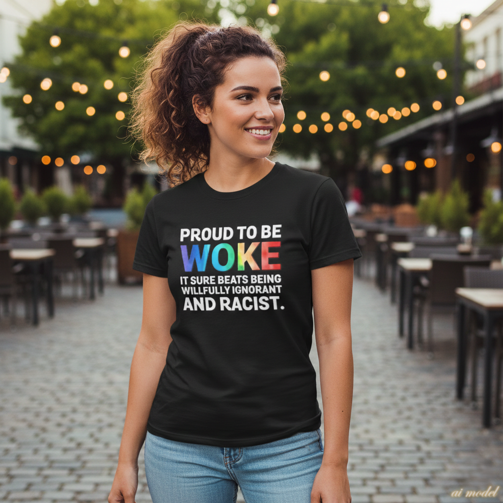 Proud to be Woke Unisex T-Shirt, Anti-Racism Tee, Equality Shirt