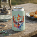 Together We Rise Phoenix Can Cooler | Watercolor Flame Drink Sleeve