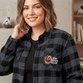 Together We Rise Flannel Shirt | Two-Sided Inspirational Buffalo Check Button-Up