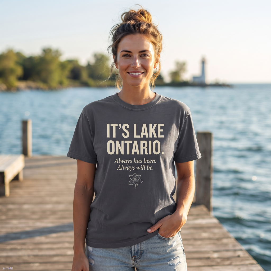 Lake Ontario T-shirt | Not Lake America | Canada Pride Tee