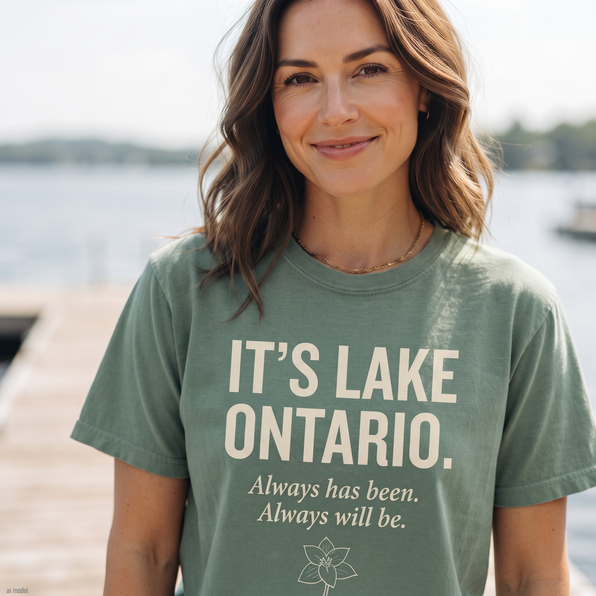 Lake Ontario T-shirt | Not Lake America | Canada Pride Tee