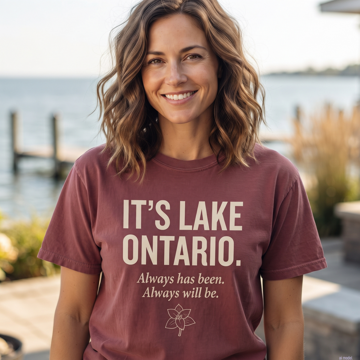 Lake Ontario T-shirt | Not Lake America | Canada Pride Tee