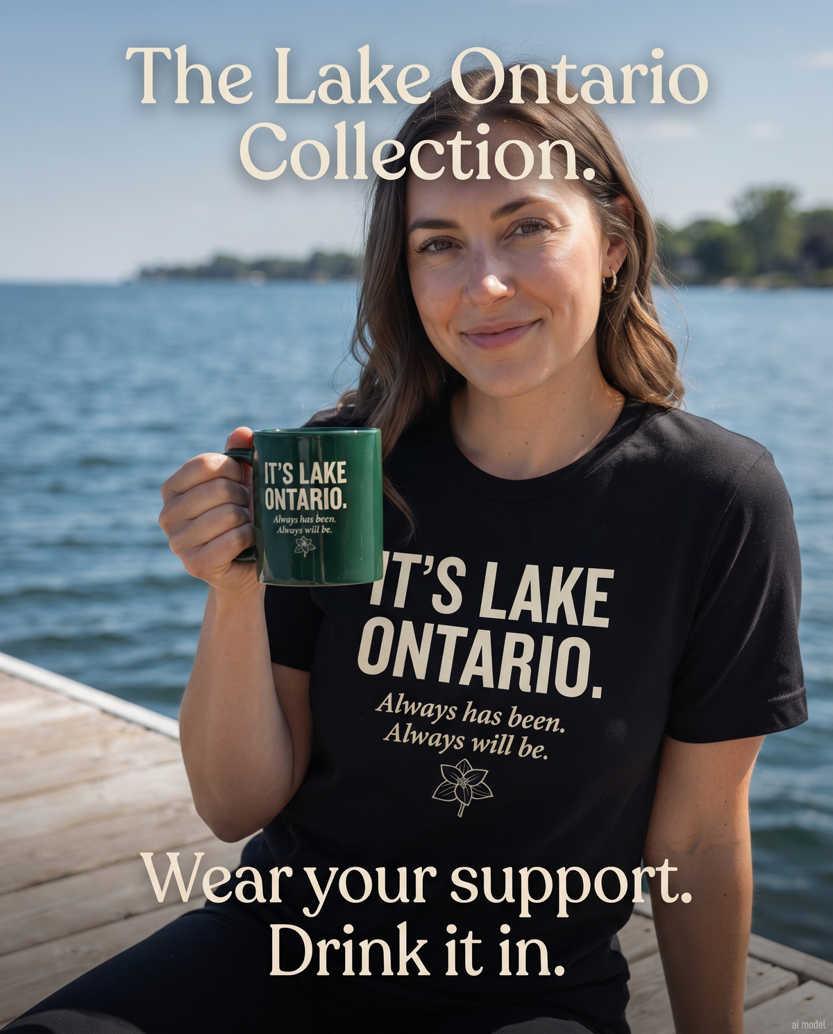 Lake Ontario T-shirt | Not Lake America | Canada Pride Tee