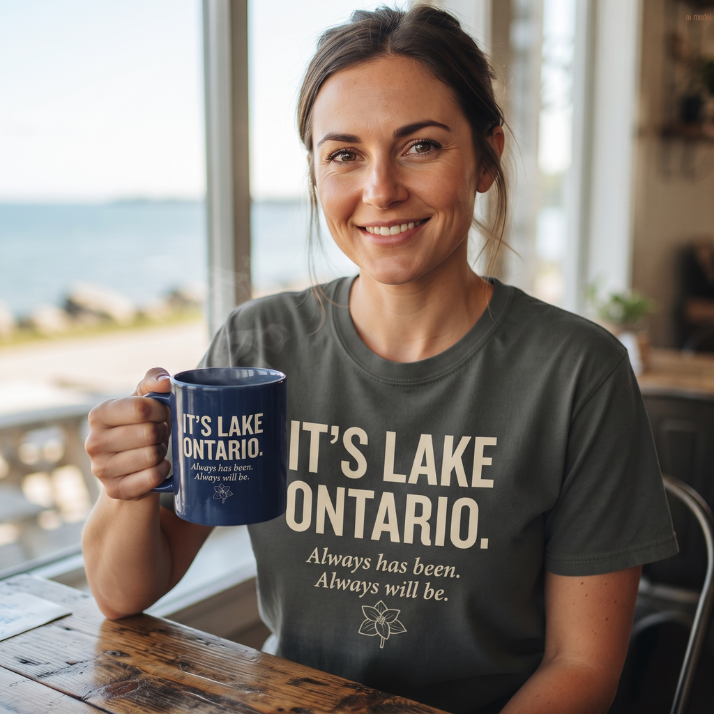 Lake Ontario Ceramic Mug | Not Lake America Coffee Cup