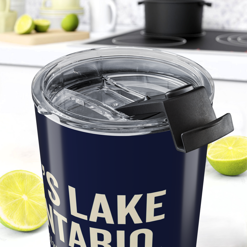 Its Lake Ontario Tumbler 20oz | Navy Travel Cup | Motivational Drinkware