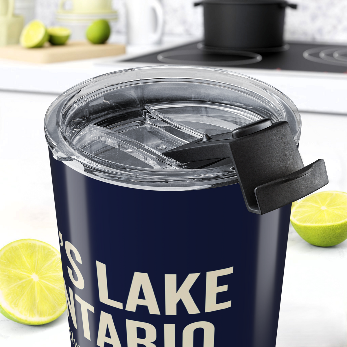 Its Lake Ontario Tumbler 20oz | Navy Travel Cup | Motivational Drinkware