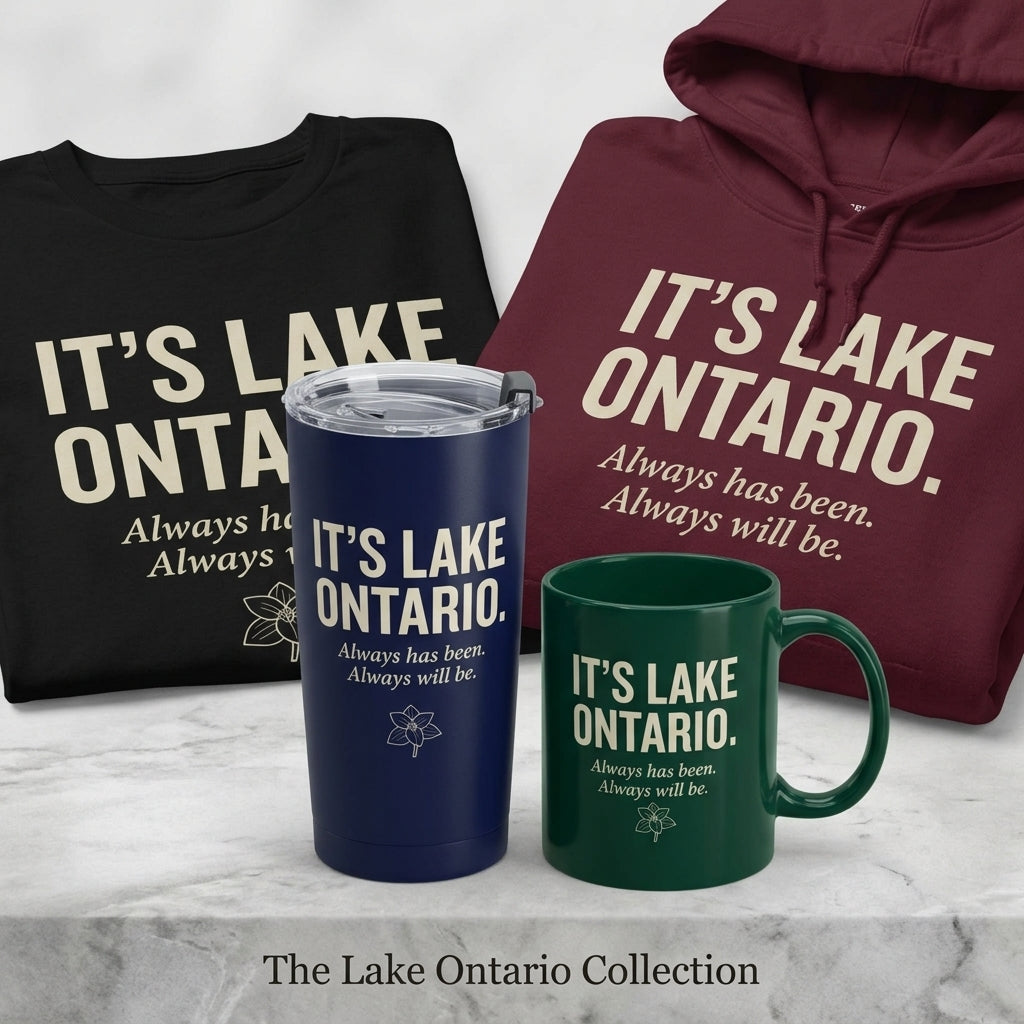 Its Lake Ontario Tumbler 20oz | Navy Travel Cup | Motivational Drinkware