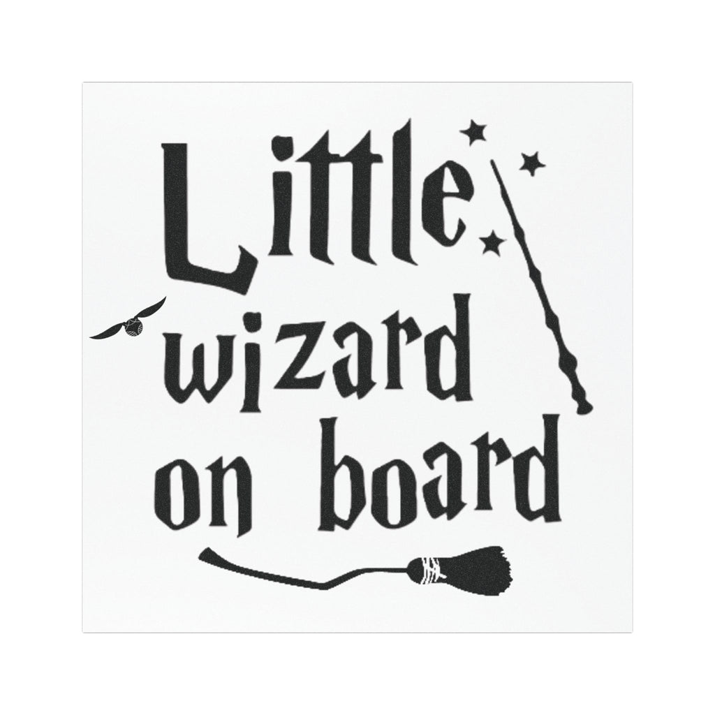 Little Wizard On Board Car Magnet | Magical Baby Sign | Baby Shower Gift