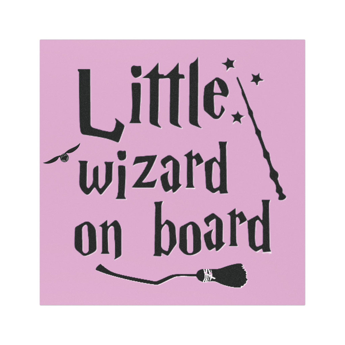 Little Wizard On Board Car Magnet | Magical Baby Sign | Baby Shower Gift