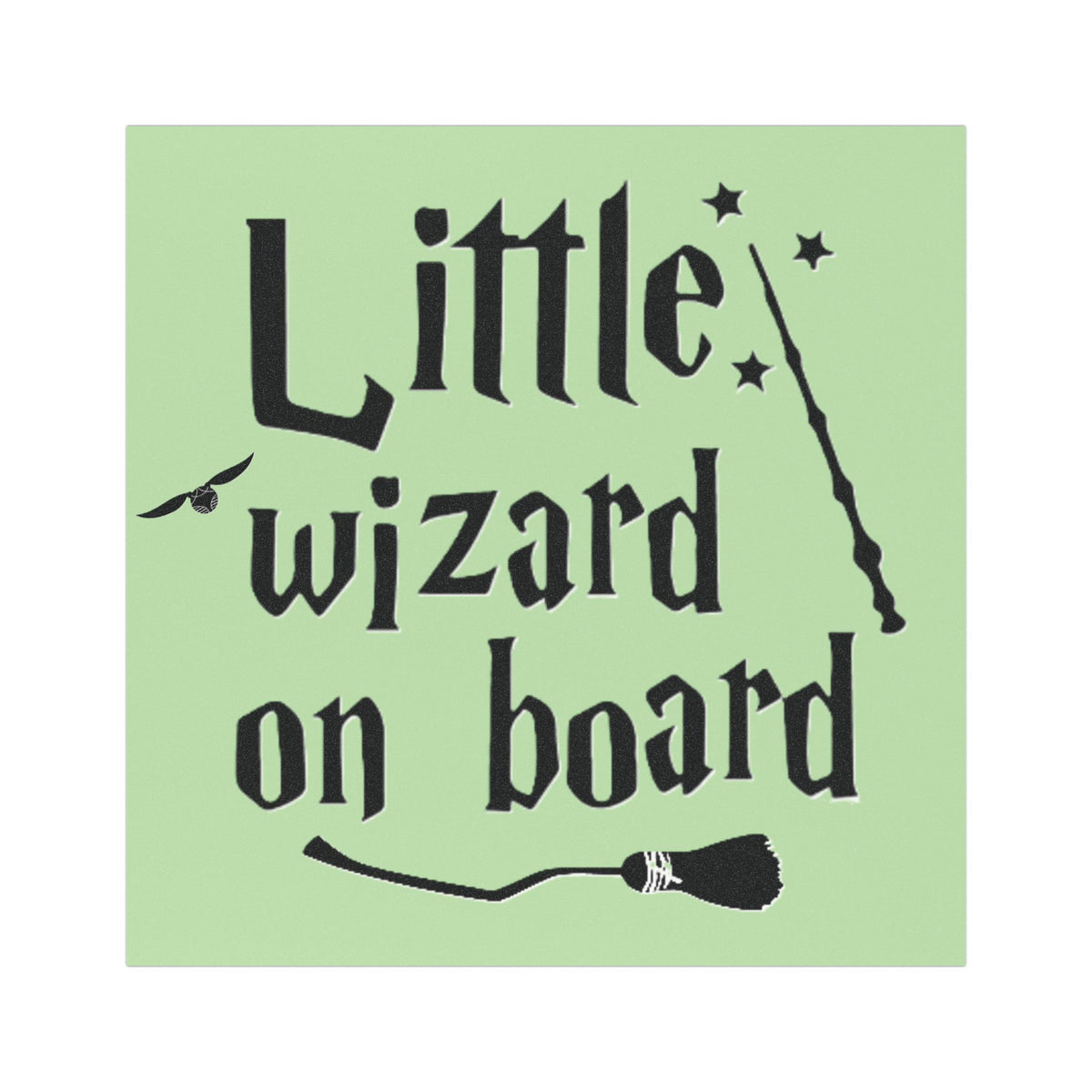 Little Wizard On Board Car Magnet | Magical Baby Sign | Baby Shower Gift
