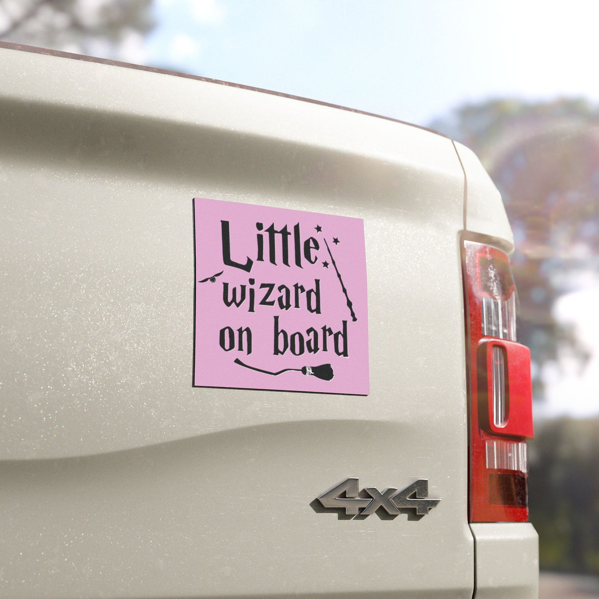 Little Wizard On Board Car Magnet | Magical Baby Sign | Baby Shower Gift