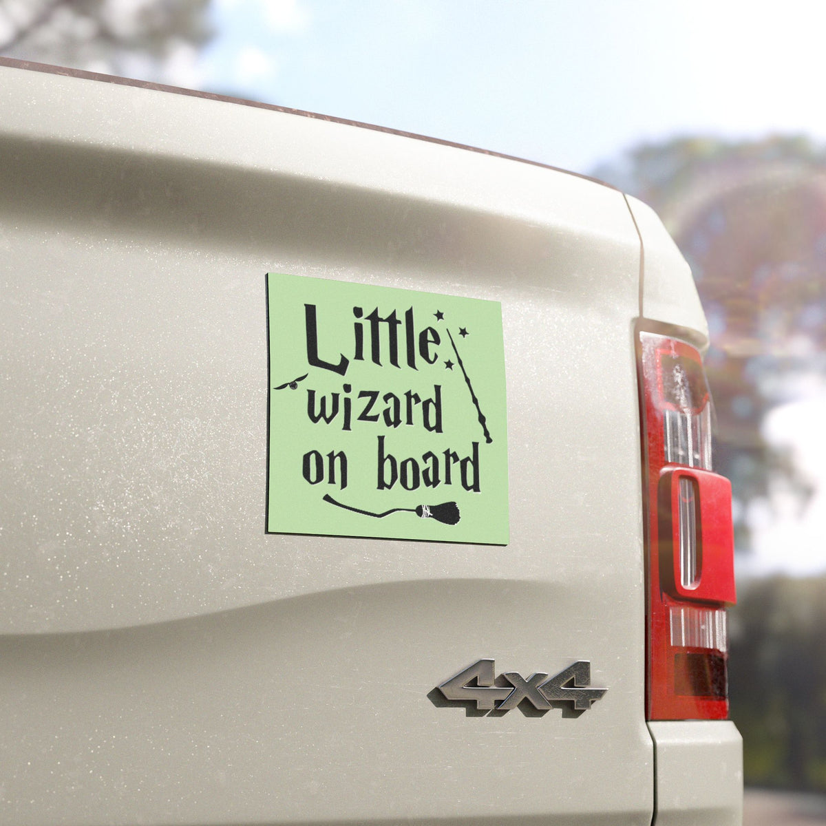 Little Wizard On Board Car Magnet | Magical Baby Sign | Baby Shower Gift