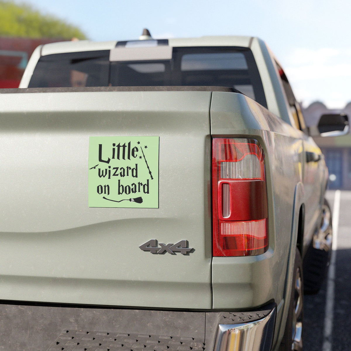 Little Wizard On Board Car Magnet | Magical Baby Sign | Baby Shower Gift