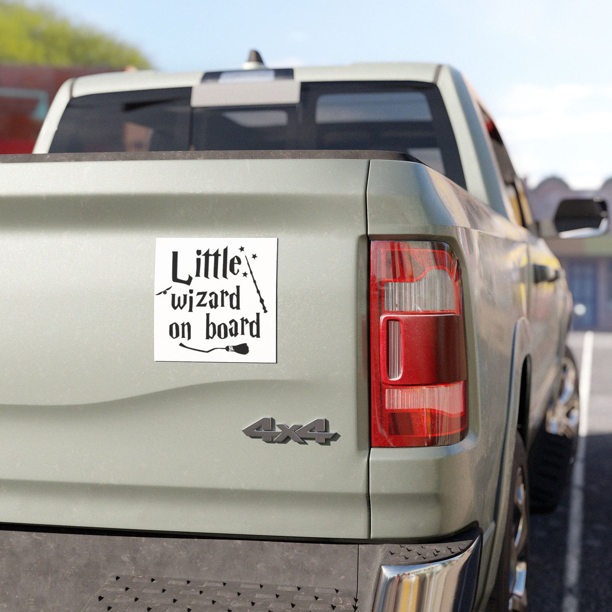 Little Wizard On Board Car Magnet | Magical Baby Sign | Baby Shower Gift