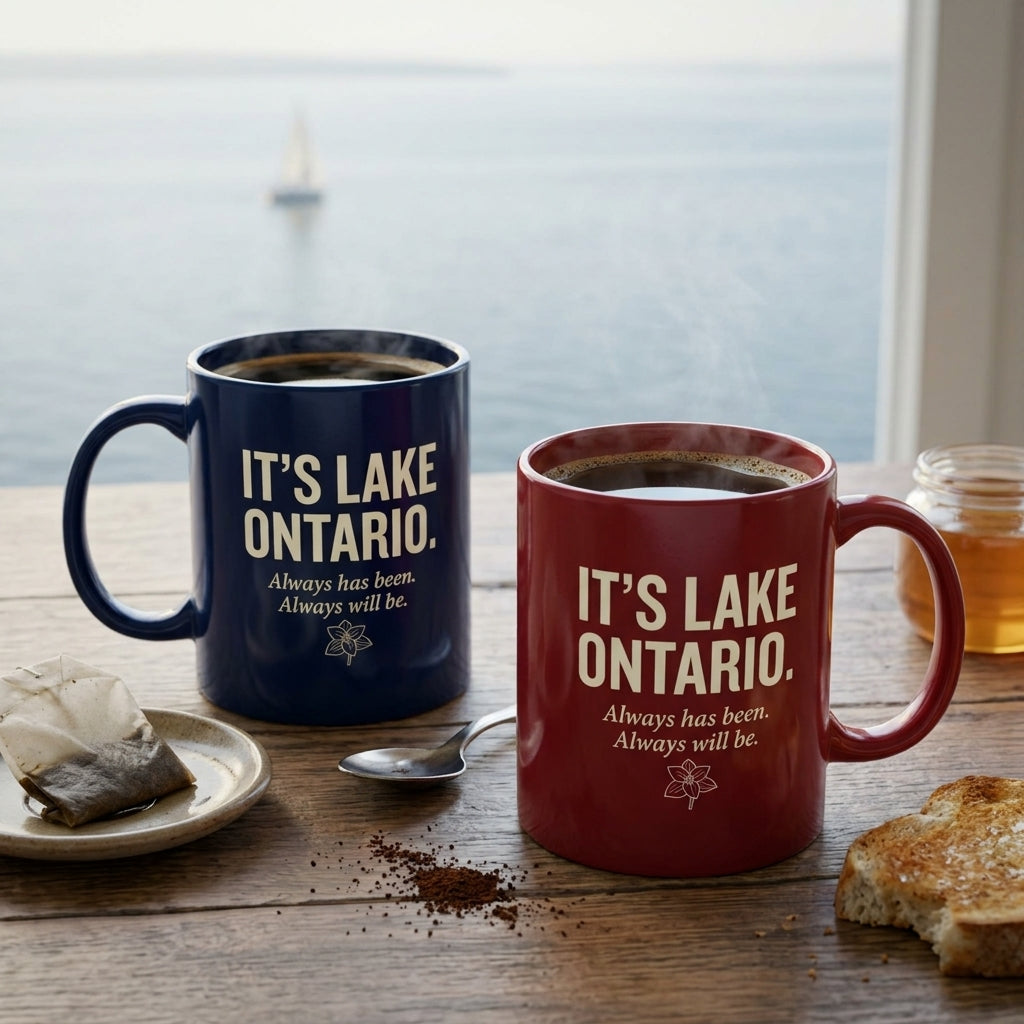 Lake Ontario Ceramic Mug | Not Lake America Coffee Cup