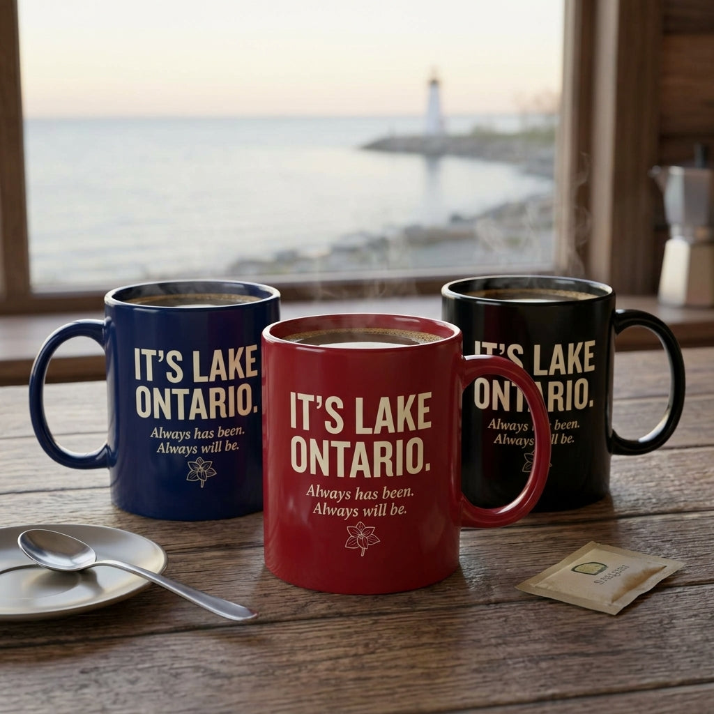 Lake Ontario Ceramic Mug | Not Lake America Coffee Cup
