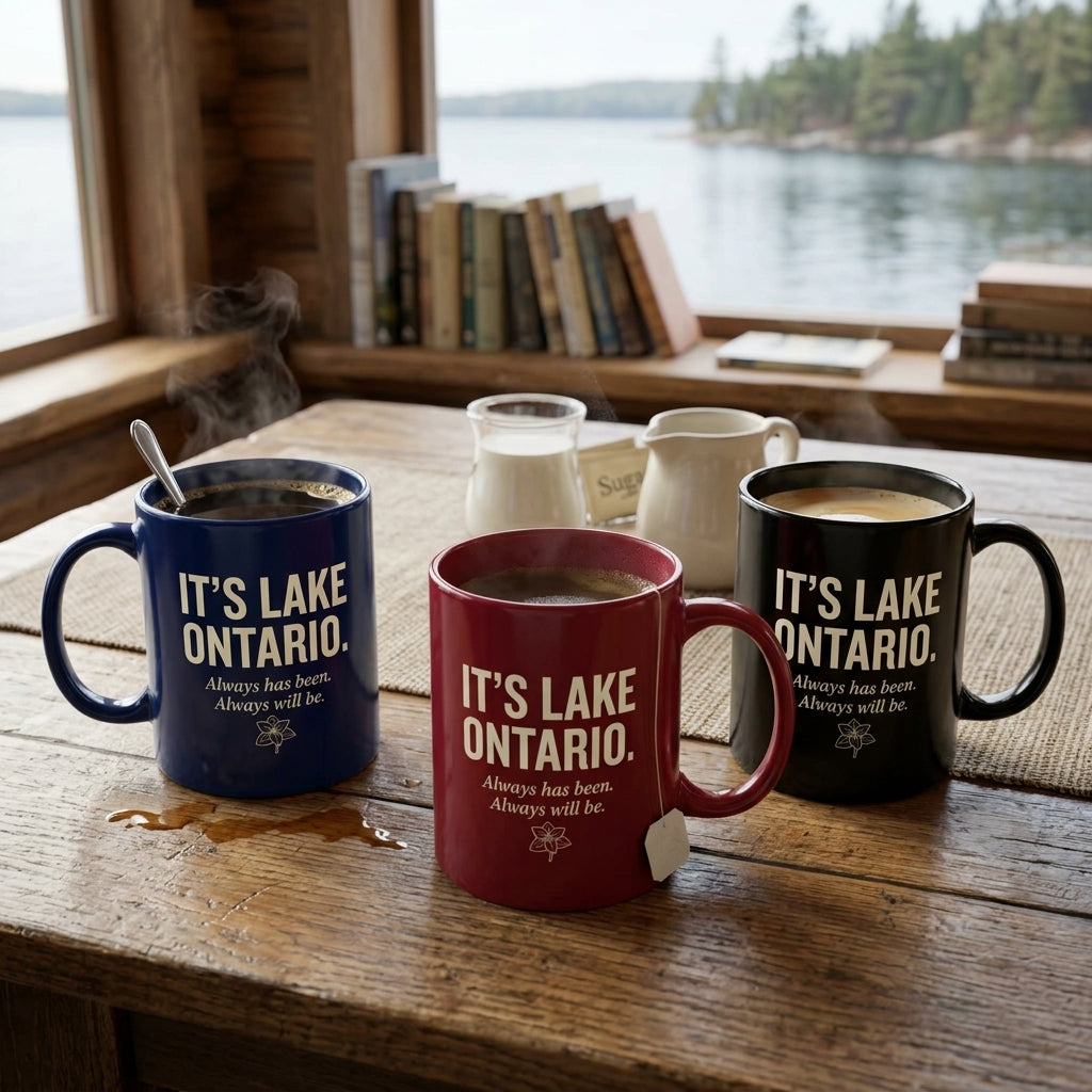 Lake Ontario Ceramic Mug | Not Lake America Coffee Cup