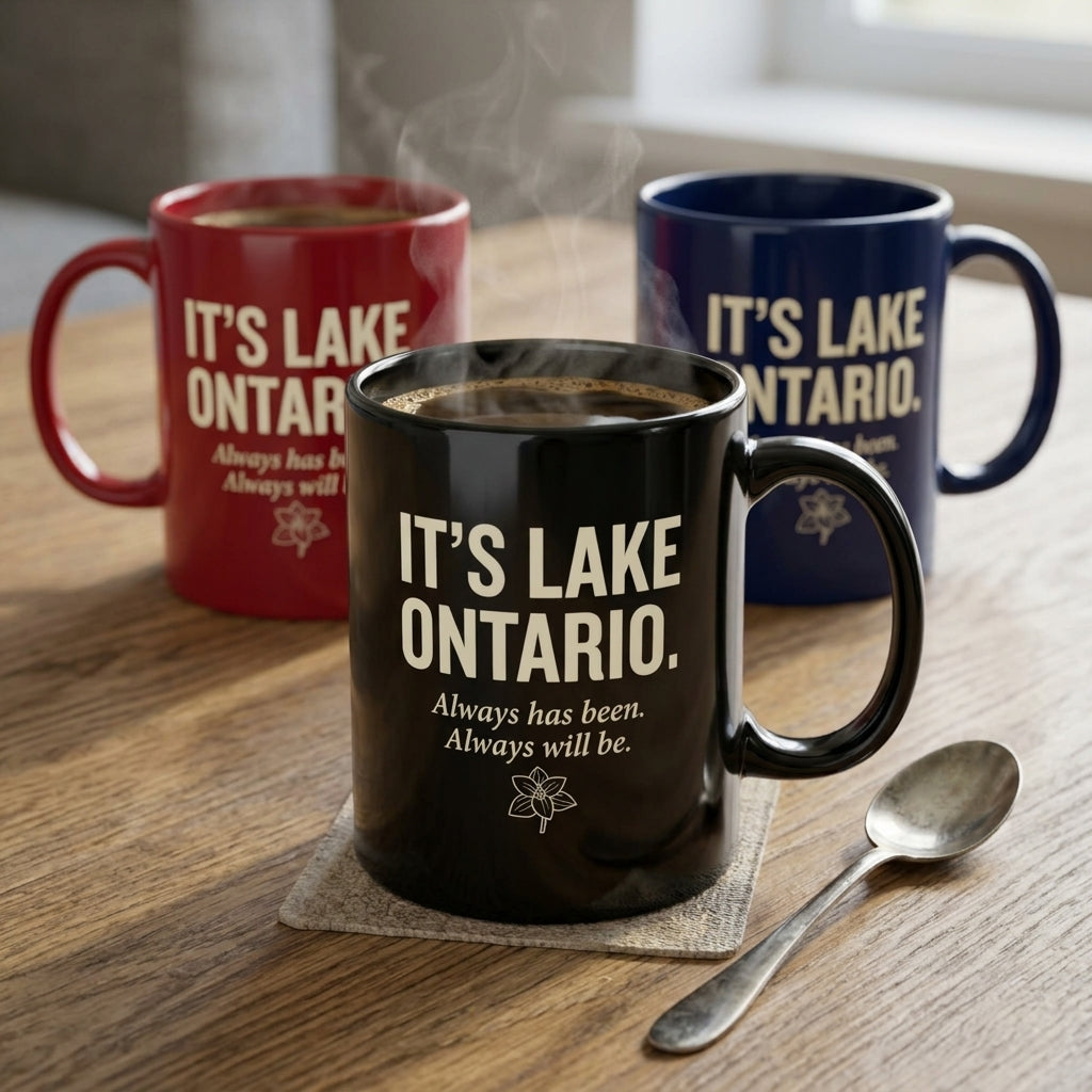 Lake Ontario Ceramic Mug | Not Lake America Coffee Cup