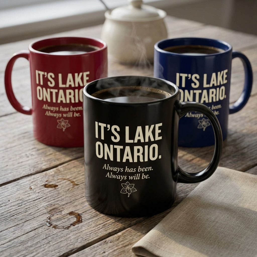 Lake Ontario Ceramic Mug | Not Lake America Coffee Cup
