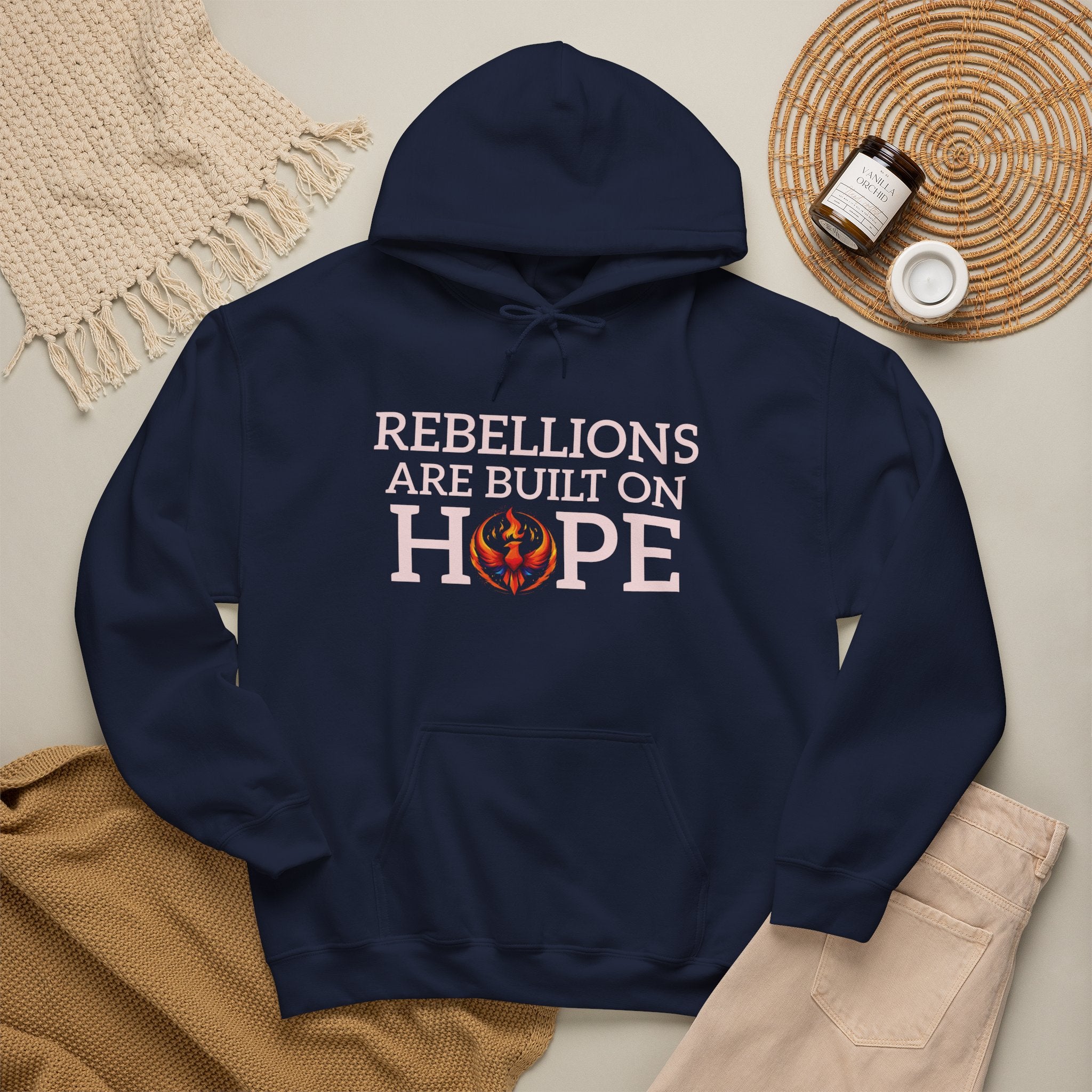 Built on Hope Hoodie | Inspirational Protest Graphic Sweatshirt