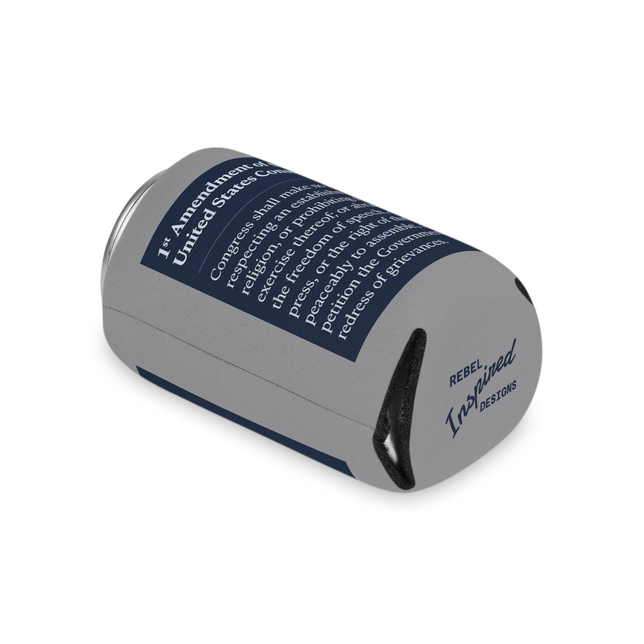 1st Amendment Can Cooler | Patriotic Drink Insulator | Freedom of Speech Gift