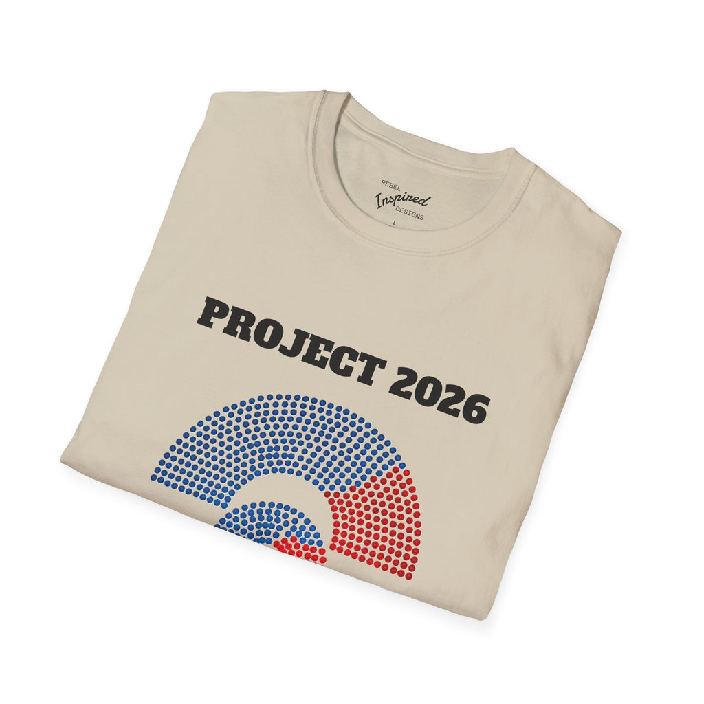 Project 2026 Unisex T-Shirt, Make America Safe Again, Congressional Map Tee