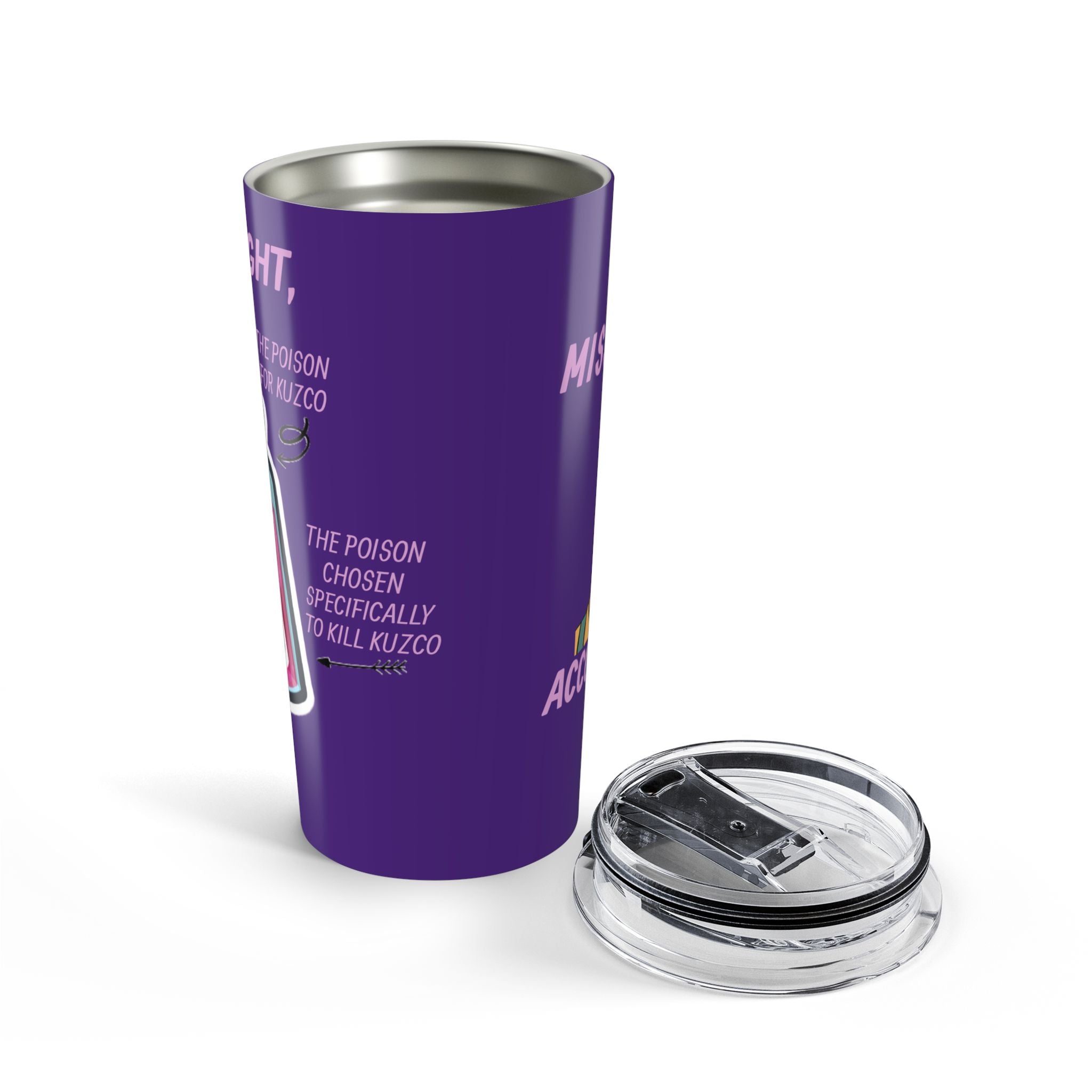 Poison Llama Tumbler | Stainless Steel Insulated Cup 20oz | Animated Movie Gift
