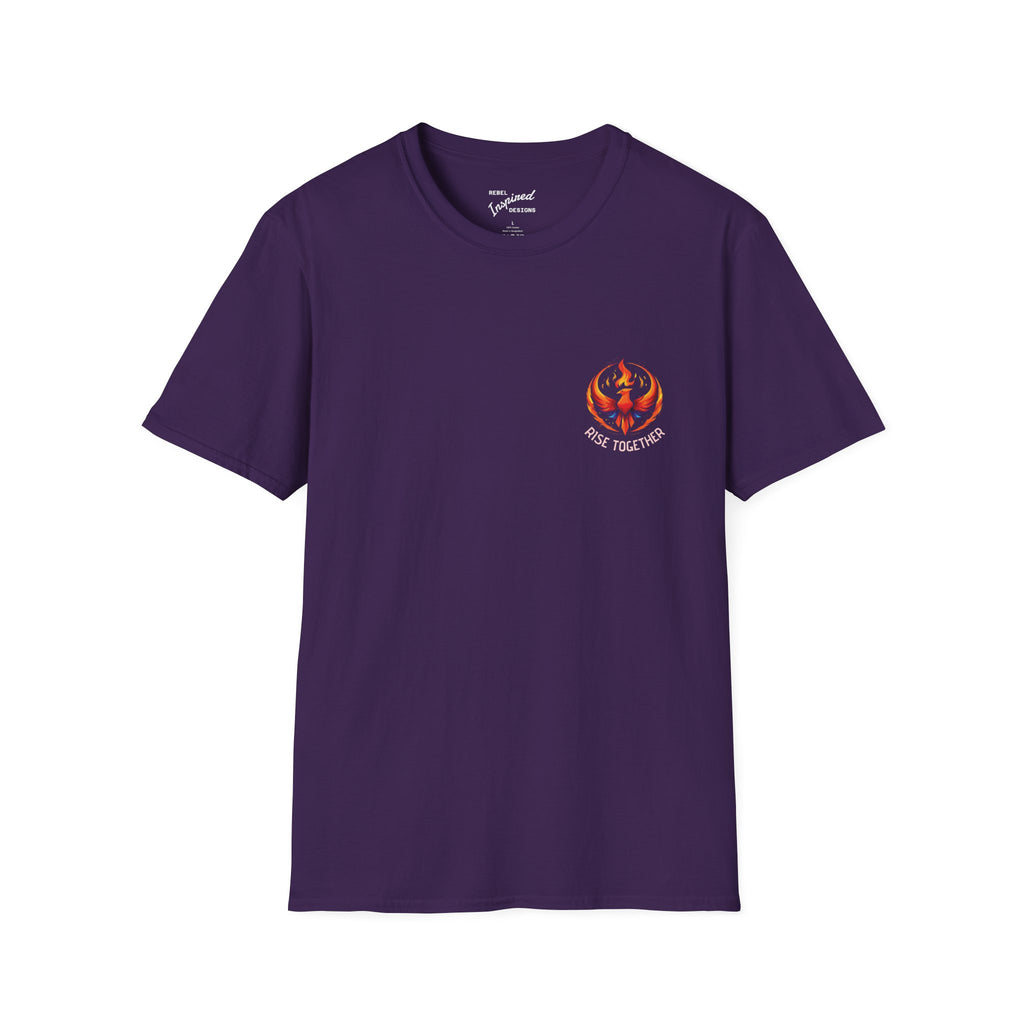 Rise Together T-Shirt | Empowerment Shirt | Rebel Inspired Designs Logo | Activist Gift