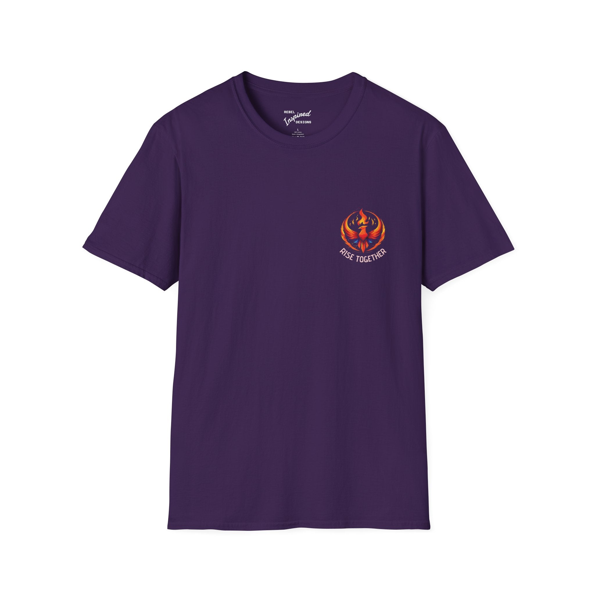 Rise Together T-Shirt | Empowerment Shirt | Rebel Inspired Designs Logo | Activist Gift