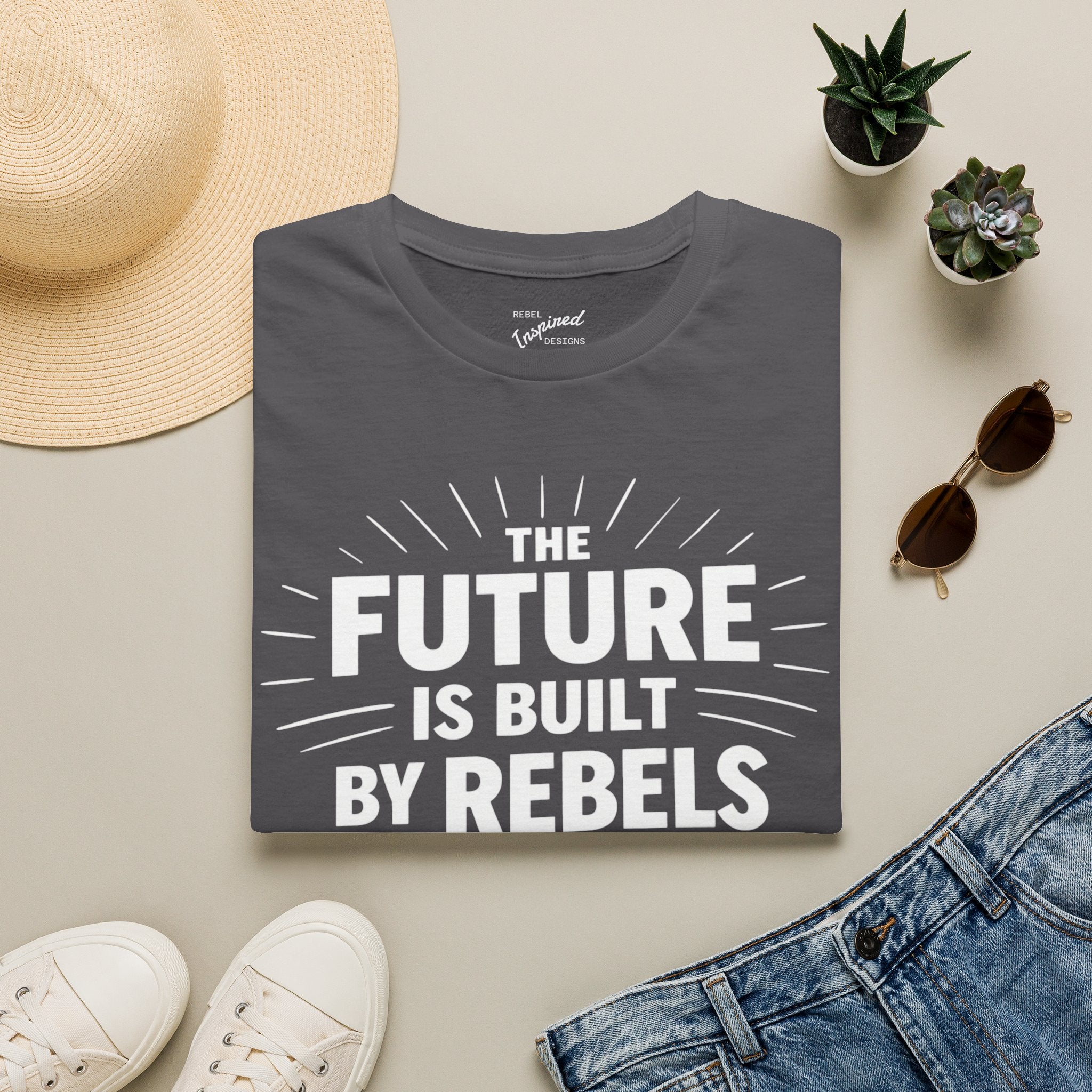 The Future is Built by Rebels Tee | Human Rights T-Shirt | Activist Gift