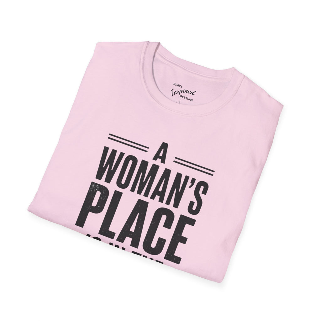 A Woman's Place Is In The Resistance T-Shirt | Feminist Protest Tee