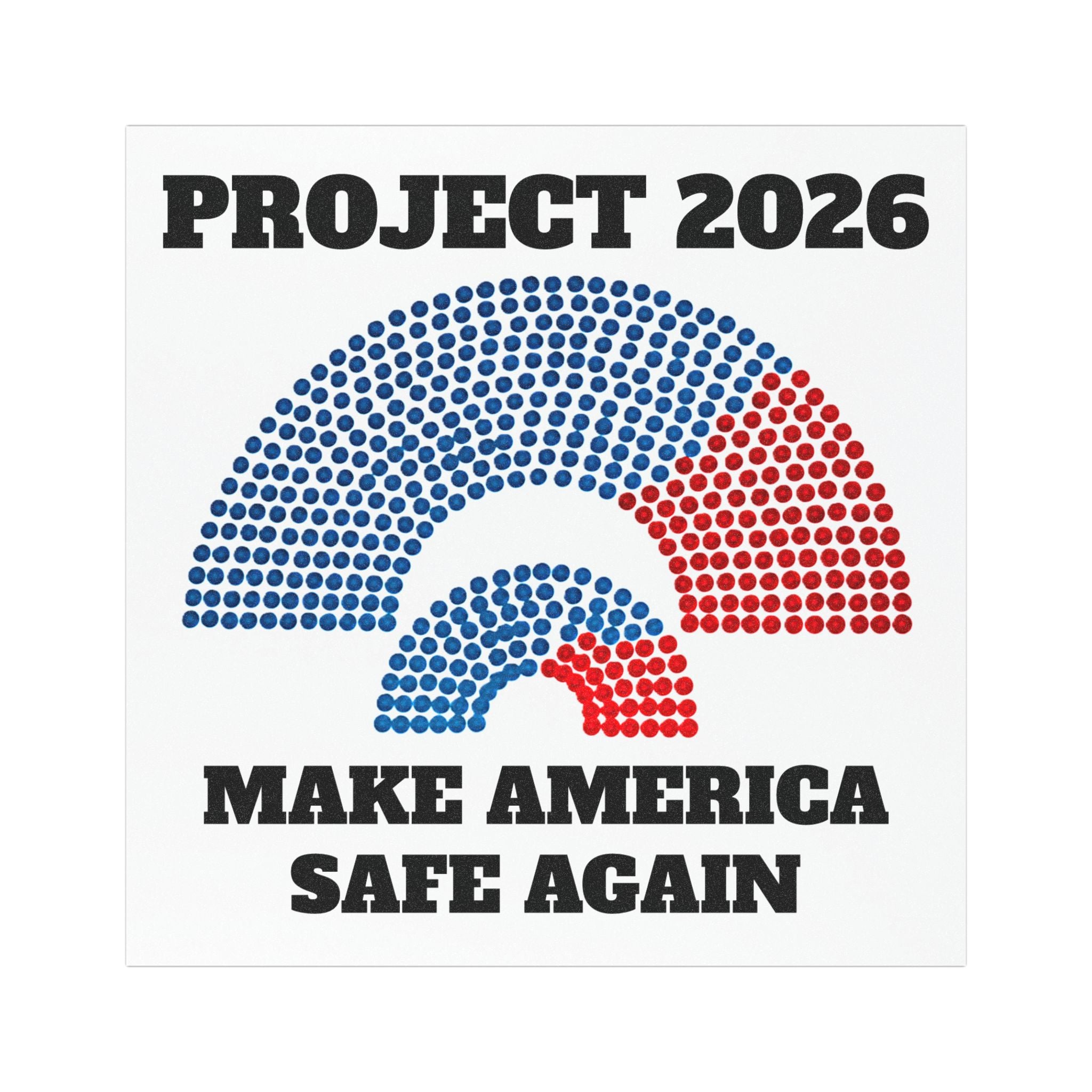 Make America Safe Again Car Magnet | Political Americana Decal
