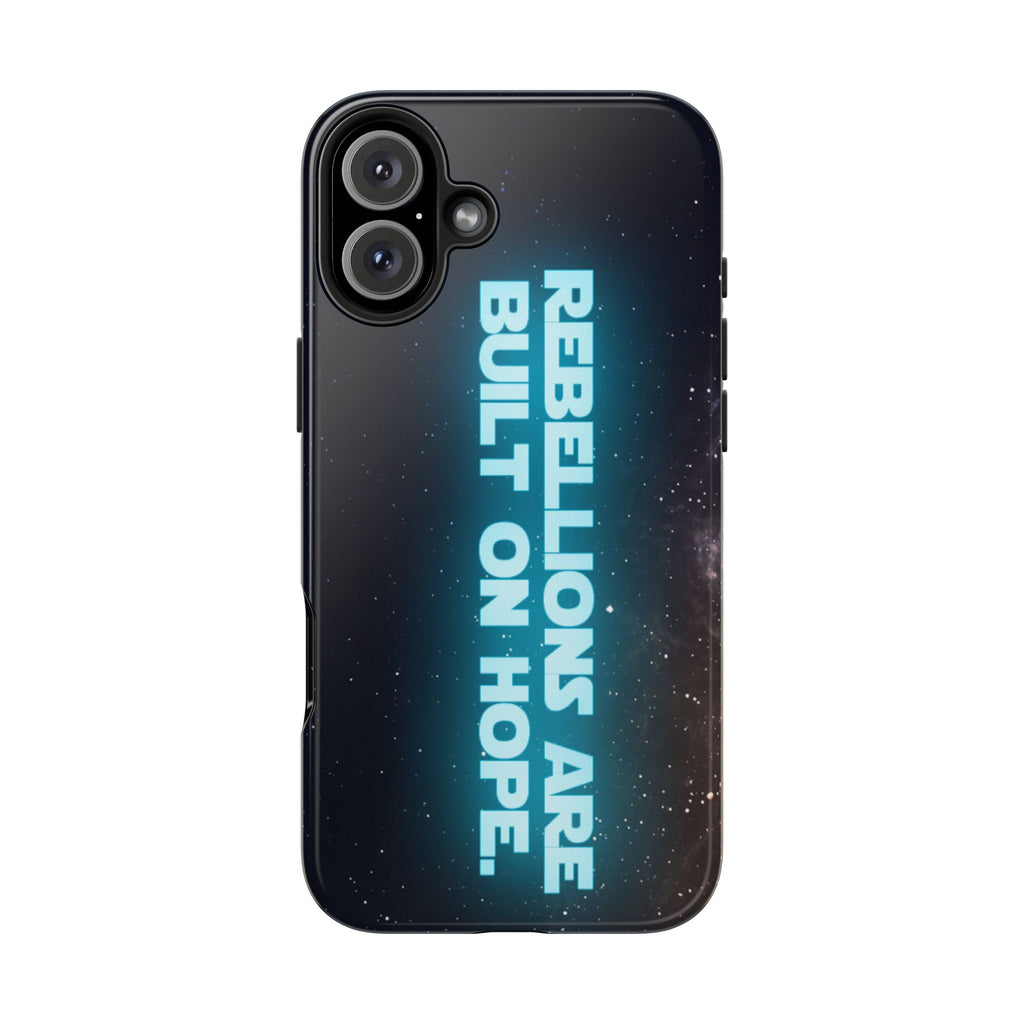 Rebel Phone Case | Rebellions Are Built on Hope iPhone & Android Cover | Sci-Fi Fan Gift
