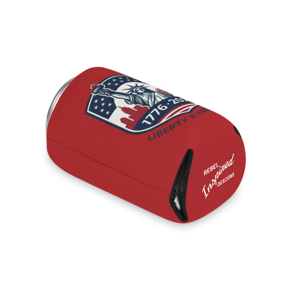 Statue of Liberty 1776-2026 Can Cooler | Patriotic Beer Sleeve | Liberty & Freedom Drink Holder